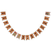 サーカステーマ誕生日パーティーのためのビグトップのバナー バンティングフラッグ (全)