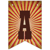 サーカステーマ誕生日パーティーのためのビグトップのバナー バンティングフラッグ (第2の旗)