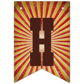 サーカステーマ誕生日パーティーのためのビグトップのバナー バンティングフラッグ (第1の旗)