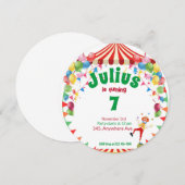 サーカステーマ誕生日 (正面/裏面)