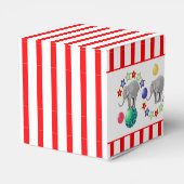 サーカステーマ象グルメスナックパーティー フェイバーボックス (裏面サイド)