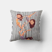 サーカステーマAcrobat Decor子供部屋、女の子、子供 クッション (裏面)