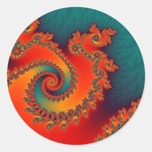 サーカストリプルツイールステッカー ラウンドシール (正面)