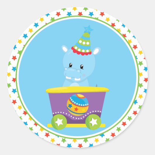 サーカストレイン | Hippo ラウンドシール (正面)