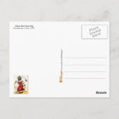 サーカスドッグとフラフープ ポストカード (裏面)