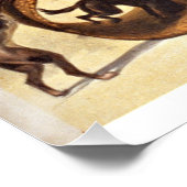 サーカスドッグ、ヴィンテージイラストレーション、 ポスター (コーナー)