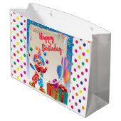 サーカスハッピーバースデー ラージペーパーバッグ (裏面アングル)