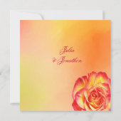 サーカスバラ春カラーズ結婚式招待状 招待状 (裏面)