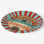 サーカスバースデーパーティハッピーバースデープレート ペーパープレート (アングル)