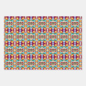 サーカスパターン ラッピングペーパーシート (正面)