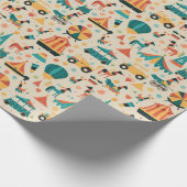 サーカスパターン ラッピングペーパー (角)