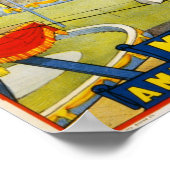 サーカスパフォーマンスヴィンテージ1921ポスター ポスター (角)