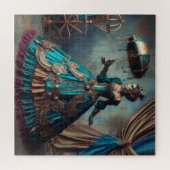 サーカスパフォーマーステームパンクヴィンテージレビクトリアンディ ジグソーパズル (横)