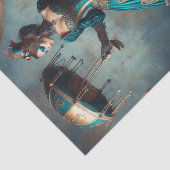 サーカスパフォーマーステームパンクヴィンテージレビクトリアンディ 薄葉紙 (詳細)