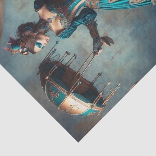 サーカスパフォーマーステームパンクヴィンテージレビクトリアンディ 薄葉紙 (詳細)