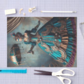 サーカスパフォーマーステームパンクヴィンテージレビクトリアンディ 薄葉紙 (クラフト)