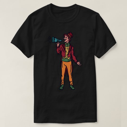 サーカスパフォーマーリングや輪リーダー Tシャツ (デザイン正面)