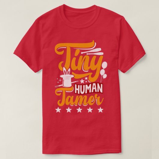 サーカスパフォーマー小さな人間のタマーおもしろい Tシャツ (デザイン正面)