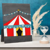 サーカスパーティーとテントギフト フォトプラーク (側面)