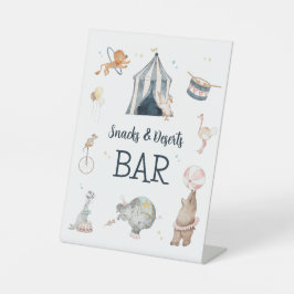 サーカスパーティーカーニバルテーマ1st誕生日 台座サイン