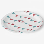 サーカスパーティープレート |カーニバル紙プレート ペーパープレート (アングル)