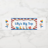 サーカスパーティーボトルラベルカーニバル誕生日パーティー ペットボトルラベル (シングルラベル)