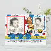 サーカスパーティー写真 招待状 (スタンド正面)