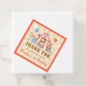 サーカスパーティー動物カーニバル誕生日ありがとう フェイバータグ (インサイチュ)