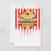 サーカスパーティー 赤白金ストライプ テーブルナンバー (裏面)