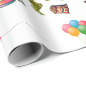 サーカスビクトリアンガール紙の人形とドレス ラッピングペーパー (ロールコーナー)