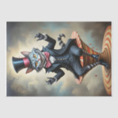 サーカスビクトリアンチェシャーキャット – Decopage 薄葉紙 (正面)