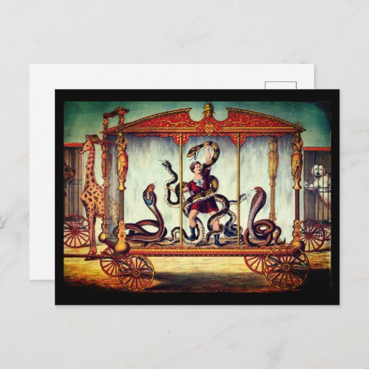 サーカスビクトリアンヴィンテージ展 ポストカード (正面/裏面)