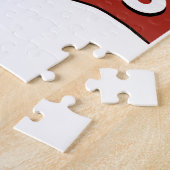 サーカスピエロクリップアート、かわいいイラストレーション ジグソーパズル (側面)