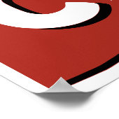 サーカスピエロクリップアート、かわいいイラストレーション ポスター (角)