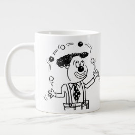 サーカスピエロジャグラー ジャンボコーヒーマグカップ