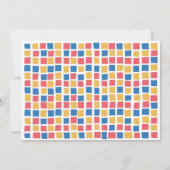 サーカスピエロ第1ハッピーバースデー – サリの割引 招待状 (裏面)