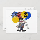 サーカスピエロ第2期Tシャツとギフト ポストカード (正面/裏面)