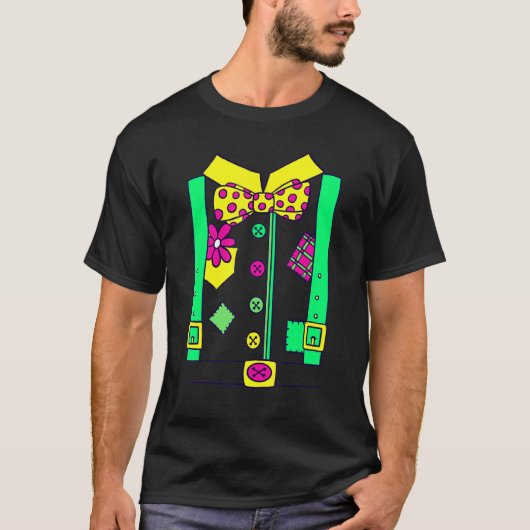 サーカスピエロ衣装ハローウィンパーティ Tシャツ (正面)