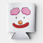 サーカスピエロ顔漫画 缶クーラー (正面)