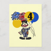 サーカスピエロ4th誕生日Tシャツとギフト ポストカード (正面)