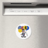 サーカスピエロ4th誕生日Tシャツとギフト マグネット (インサイチュ (食洗機))