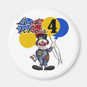 サーカスピエロ4th誕生日Tシャツとギフト マグネット