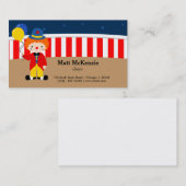 サーカスピエロ 名刺 (正面/裏面)