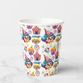サーカスピエロ 紙コップ (左)