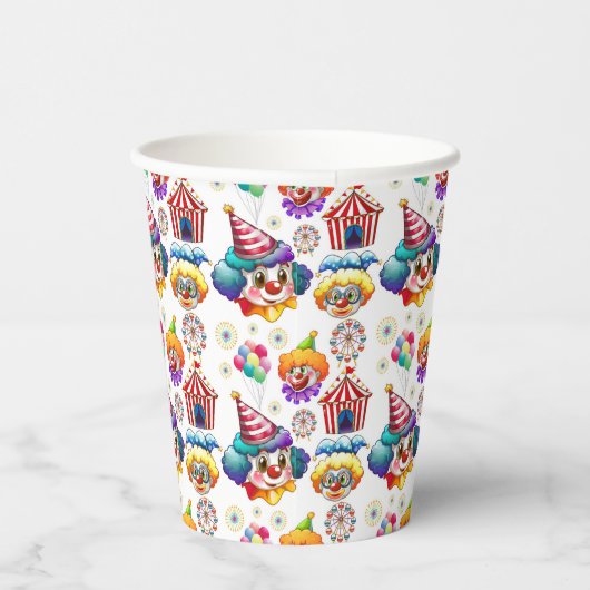 サーカスピエロ 紙コップ (右)