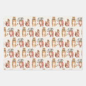 サーカスフェスティバル誕生日 ラッピングペーパーシート (正面3)