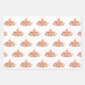 サーカスフェスティバル誕生日 ラッピングペーパーシート (正面)