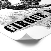 サーカスフランスのAcrobatポスターヴィンテージアート ポスター (角)