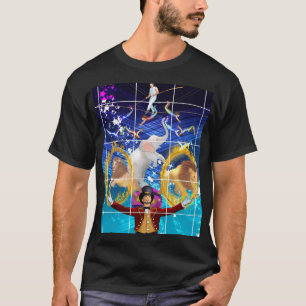 サーカスブルーの背景 Tシャツ