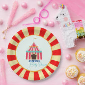 サーカスベビーシャワー紙プレート ペーパープレート (パーティー)